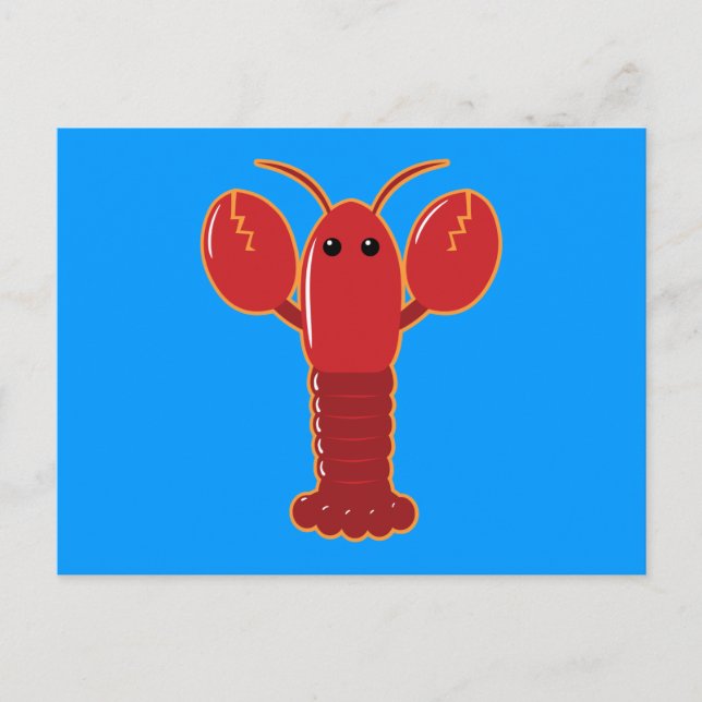 Carte Postale Homard mignon (Devant)