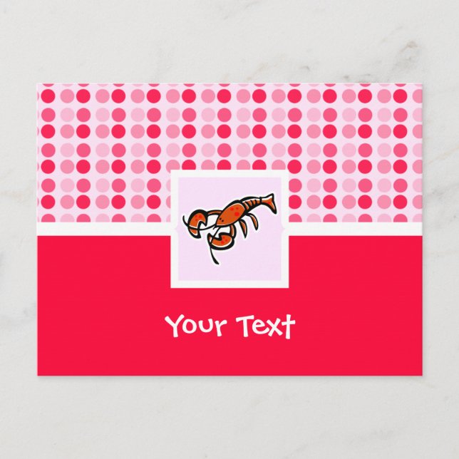 Carte Postale Homard mignon (Devant)