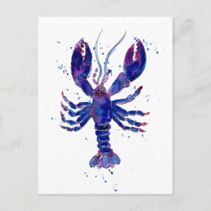 Carte Postale Homard pourpre