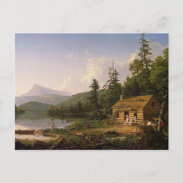 Carte Postale Home in the Woods par Thomas Cole Postcard (Devant)