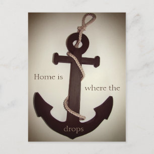 Carte Postale Home is the anchor drops
