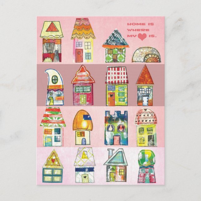 Carte Postale "Home is Where My Heart Is" (Devant)