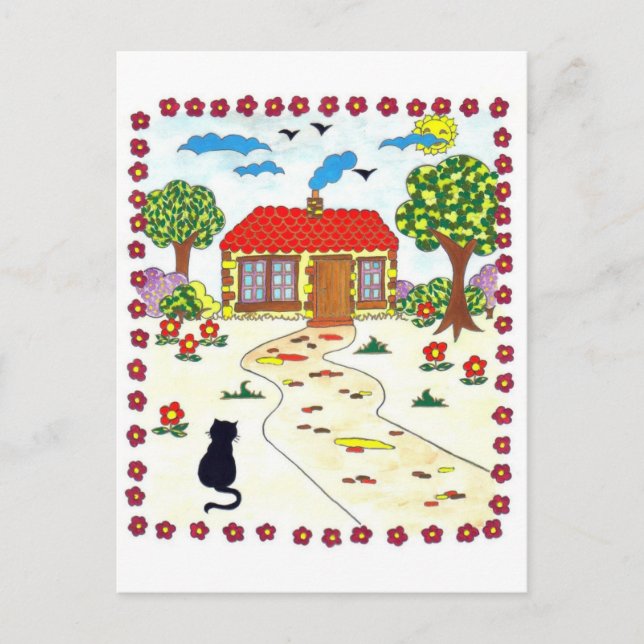 Carte Postale Home Sweet Home (Devant)