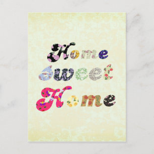 Carte Postale Home Sweet Home