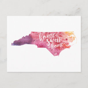 Carte Postale Home Sweet Home Caroline du Nord
