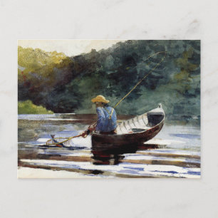 Carte Postale Homer - Boy Fishing