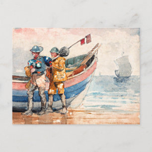 Carte Postale Homer - The Return, fine art,