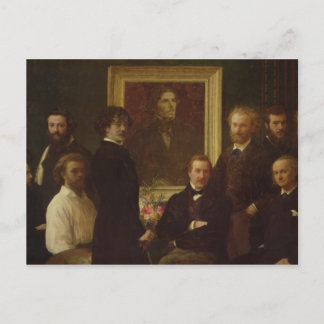 Carte Postale Hommage à Delacroix, 1864