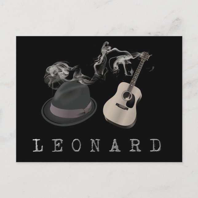 Carte Postale Hommage à Leonard (Devant)