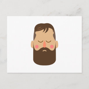 Carte Postale Homme à poils