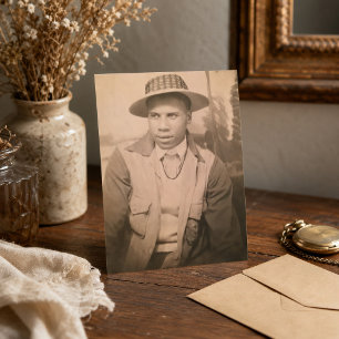 Carte Postale Homme Afro-Américain Vintage