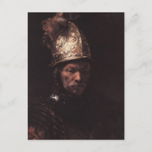 Carte Postale Homme au casque d'or