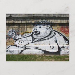 Carte Postale Homme blanc gras