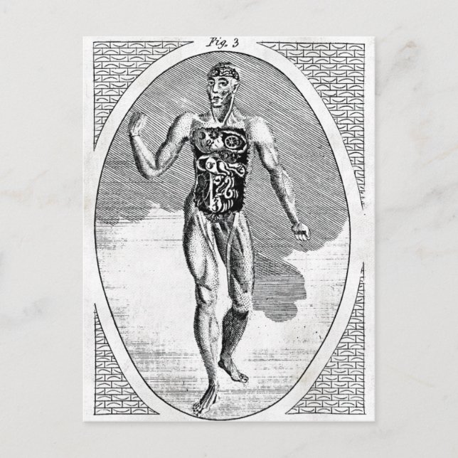 Carte postale Homme contaminé (Devant)