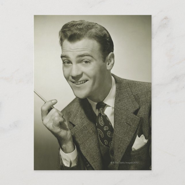 Carte Postale Homme d'affaires (Devant)
