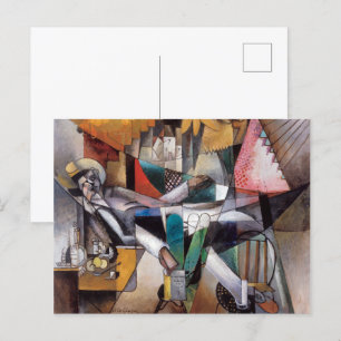 Carte Postale Homme dans un Hamac Albert Gleizes