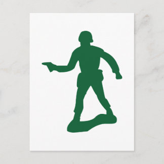 Carte Postale Homme de l'armée verte