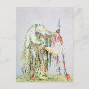 Carte Postale Homme de médecine des pieds noirs