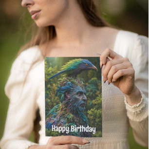 Carte Postale Homme des bois