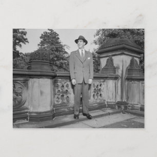 Carte Postale Homme en Casquette