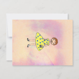 Carte Postale Homme en tenue chic