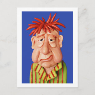 Carte Postale Homme endormi