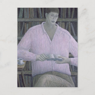 Carte Postale Homme Lecture 1998