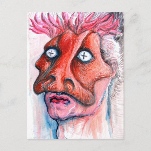 Carte Postale Homme masqué (Devant)
