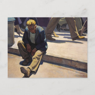 Carte Postale Homme oublié, 1934 par Maynard Dixon
