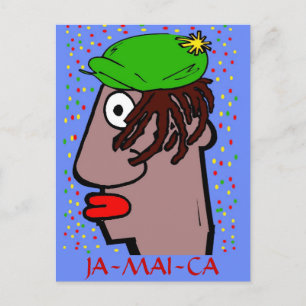 Carte Postale Homme Rasta