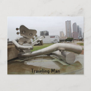 Carte Postale Homme voyageur n° 16