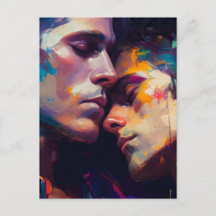 Carte postale Hommes amoureux