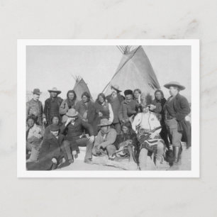 Carte Postale Hommes blancs (y compris Buffalo Bill) et Lakota 3