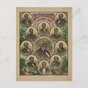 Carte Postale Hommes de couleurs distingués Frederick Douglass 1