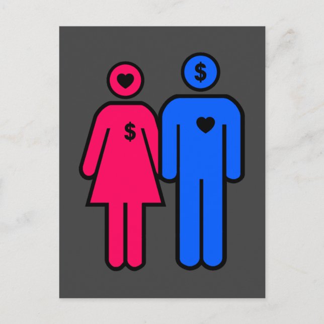 Carte Postale Hommes et femmes (Devant)