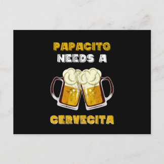 Carte Postale Hommes Spanglish Latino Cerveza Bière Papacito Fun