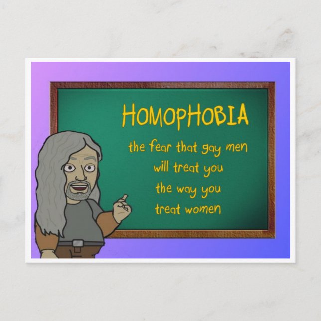 carte postale homophobe (Devant)