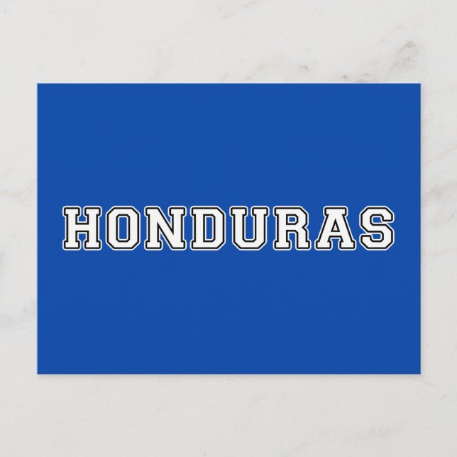 Carte Postale Honduras (Devant)