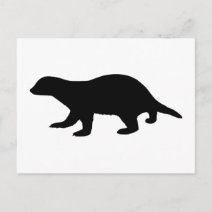 Carte Postale Honey Badger