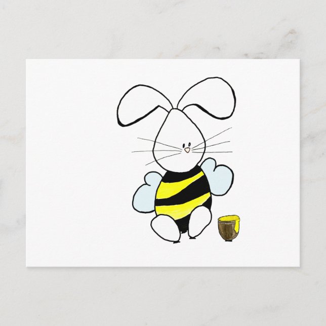 Carte postale Honey Bunny (Devant)