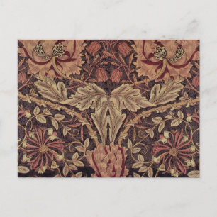 Carte Postale Honeysuckie par William Morris, Garden Flowers Art