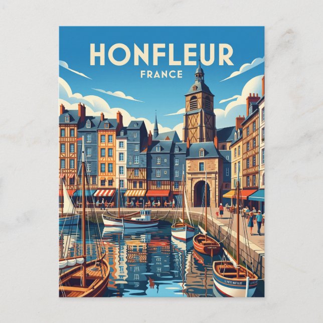 Carte Postale Honfleur France (Devant)
