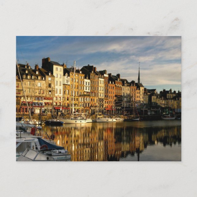 Carte Postale Honfleur, près de la Normandie en France (Devant)