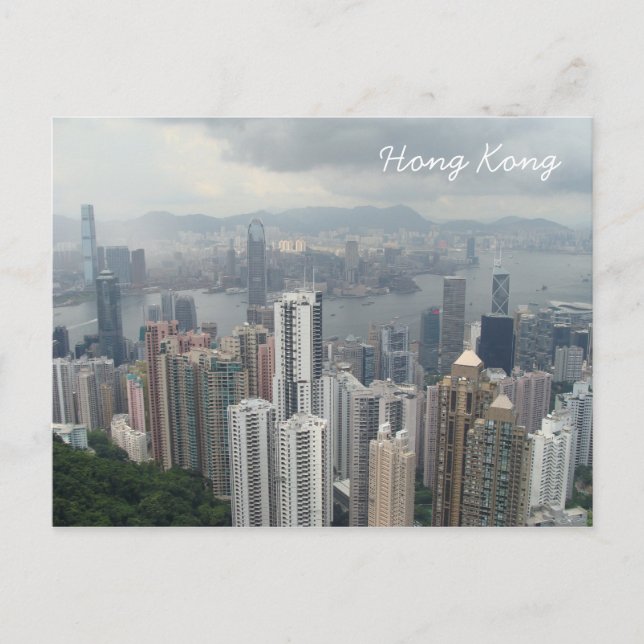 Carte postale Hong Kong Mountain Peak (Devant)