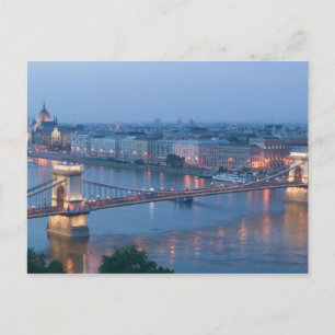 Carte Postale HONGRIE, Budapest : Pont Szechenyi (à chaînes), 3