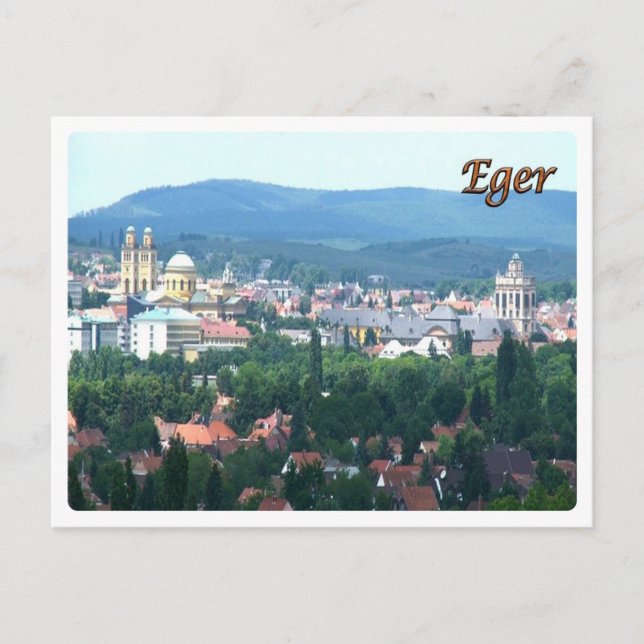 Carte Postale Hongrie - Eger (Devant)