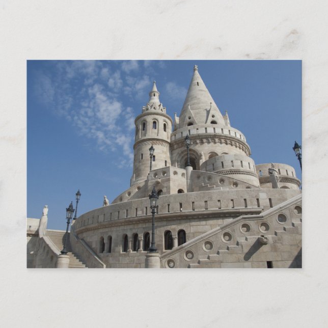 Carte Postale Hongrie, ville capitale Budapest. Buda, Château 2 (Devant)