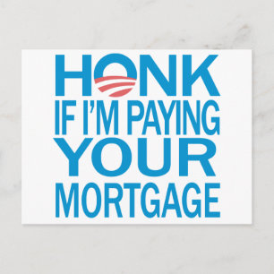 Carte Postale Honk AntiObama