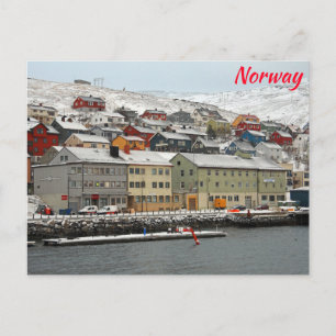 Carte Postale Honningsvåg, Norvège