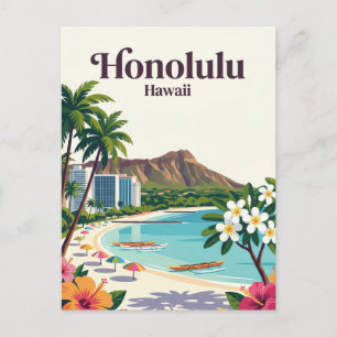 Carte Postale Honolulu États-Unis